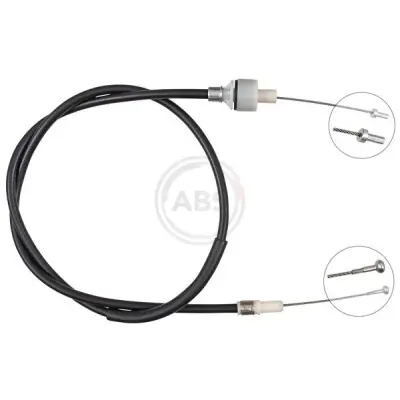 Cable de accionamiento, accionamiento del embrague A.B.S. K21680 Directo De Fábrica